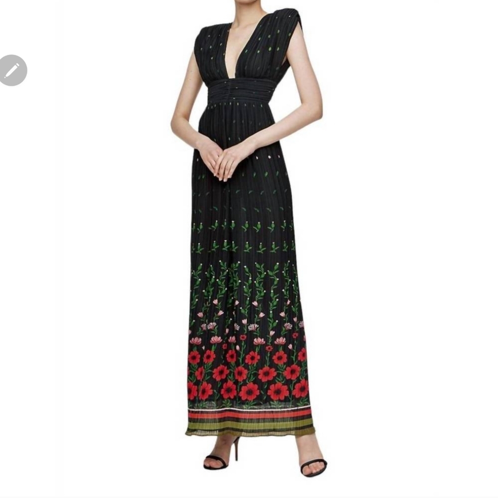 Sabina Musayev Bella Poppy Garden Print Maxi Dress - Picture 4 of 16